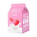 A'pieu Маска для лица тканевая Strawberry Milk One-Pack, 21 гр