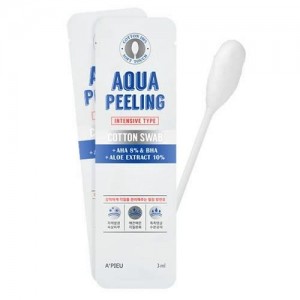 Очищающая палочка для лица с АНА-кислотами A'pieu Aqua Peeling Cotton Swab (Intensive)