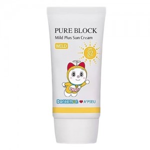 A'pieu Крем солнцезащитный Doraemon Pure Block Mild Plus Sun Cream SPF32/PA++, 50 мл