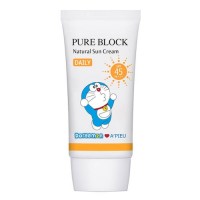 A'pieu Крем солнцезащитный Doraemon Pure Block Natural Daily Sun Cream SPF45/PA+++, 50 мл