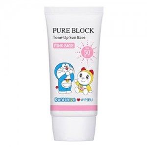 A'pieu Крем солнцезащитный Doraemon Pure Block Tone-Up Sun Base SPF50+/PA+++, 50 мл