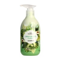 Deoproce Шампунь для волос укрепляющий Pure Green Recipe Clinic Shampoo, 300 мл