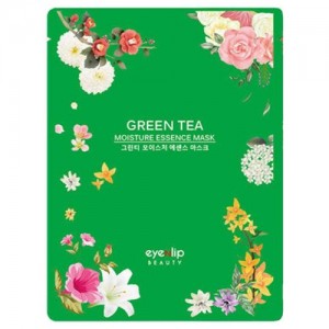 Eyenlip Маска для лица тканевая с зеленым чаем Green Tea Moisture Essence Mask, 25 гр