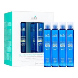 Набор филлеров для восстановления волос Lador Perfect Hair Fill-Up, 4 шт х 13 мл