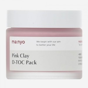 Очищающая маска для лица на основе глины Manyo Factory Pink Clay D-Toc Pack, 75 мл