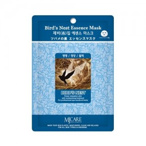 Mijin Маска тканевая с ласточкиным гнездом Care Bird`s Nest Essence Mask, 23 гр