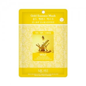 Mijin Маска тканевая с золотом Care Gold Essence Mask, 23 гр