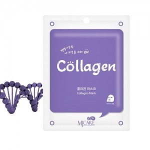 Mijin Маска тканевая с коллагеном Care On Collagen Mask Pack, 22 гр
