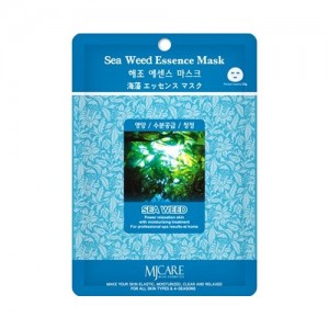 Mijin Маска тканевая с морскими водорослями Care Sea Weed Essence Mask, 23 гр