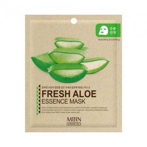 Mijin Маска тканевая с алоэ Fresh Aloe Essence Mask, 25 гр