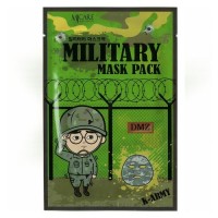 Mijin Маска тканевая для лица мужская Military Mask Private, 25 гр