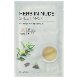 Missha Тканевая маска для лица укрепляющая Herb In Nude Sheet Mask Firming Care, 23 гр