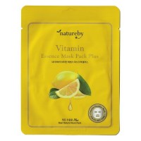 Natureby Питательная маска с витамином С Vitamin Essence Mask Sheet Plus, 23 гр