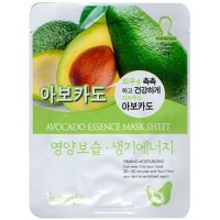 Natureby Питательная маска с экстрактом авокадо Avocado Essence Mask Sheet, 23 гр