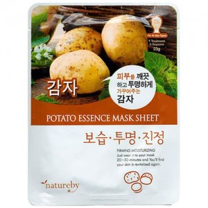 Natureby Питательная маска с экстрактом картофеля Potato Essence Mask Sheet, 23 гр