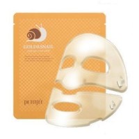 Petitfee Гидрогелевая маска для лица 'Золото и экстракт улитки' Gold & Snail Hydrogel Mask Pack, 30 гр