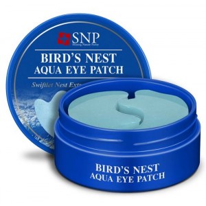 Патчи для глаз SNP Bird's Nest Aqua Eye Patch, 60 шт