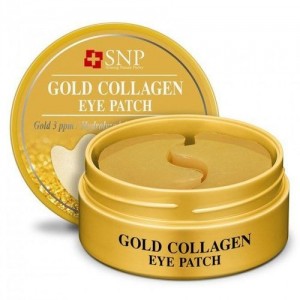 Патчи для глаз SNP Gold Collagen Eye Patch, 60 шт