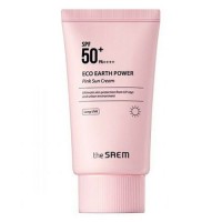 The Saem Крем солнцезащитный Eco Earth Power Pink Sun Cream, 50 мл