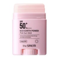 Стик солнцезащитный The Saem Eco Earth Power Pink Sun Stick, 16 гр